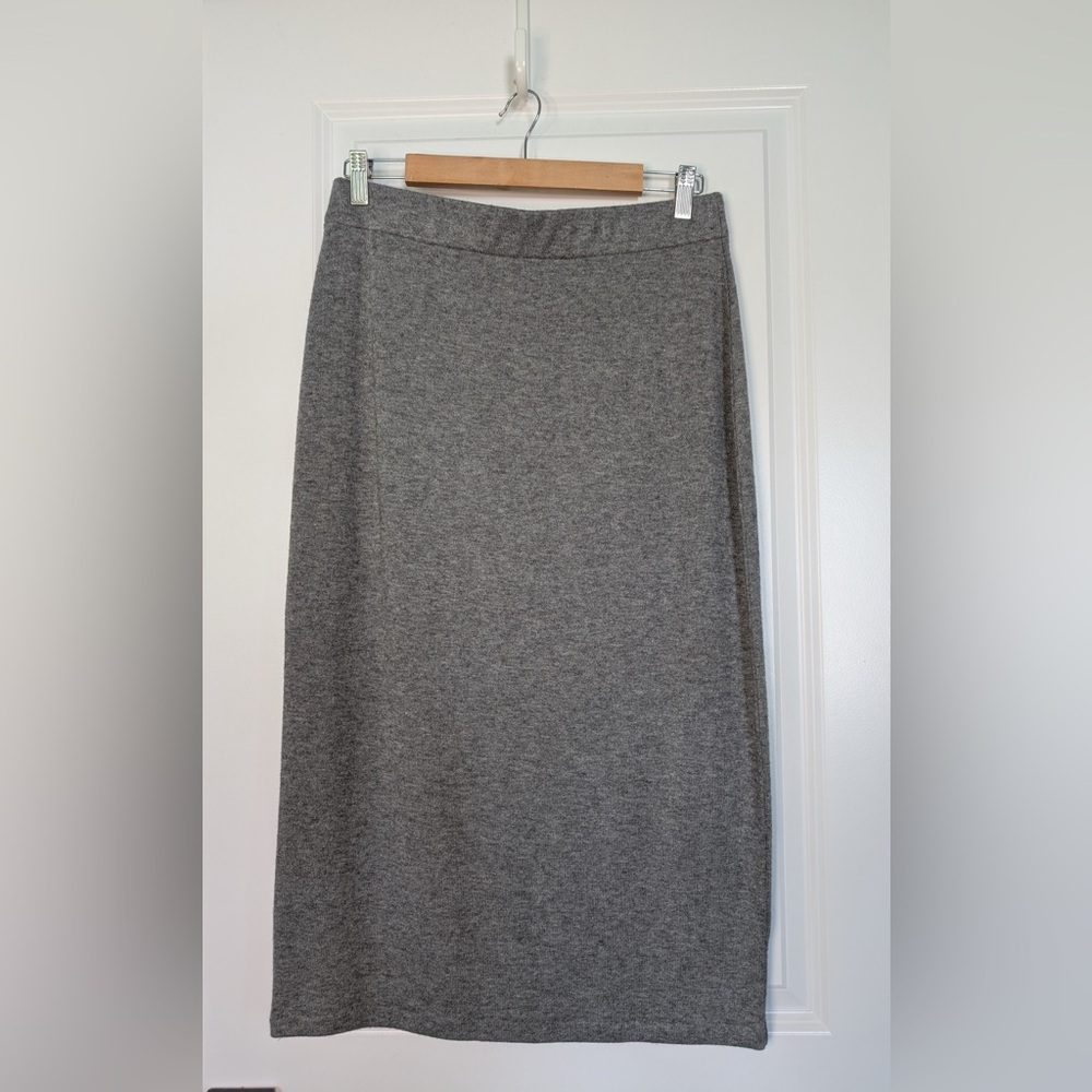 Vince Women’s Midi Sweater Skirt Gray Size Medium